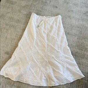 Tribal White A-Line Skirt (6)